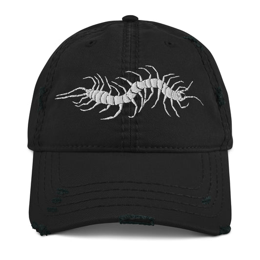 Fred Born Studio Crusty Hyena Unisex Graphic Tshirt Dark Aesthetic Gothic Centipede cap