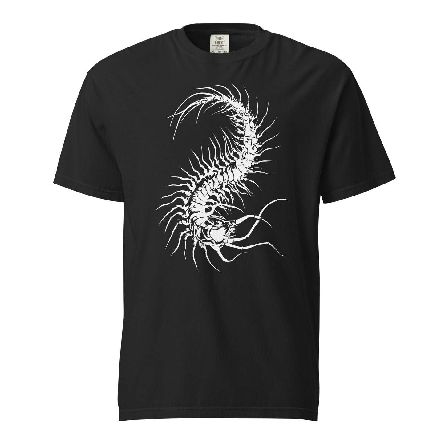 Fred Born Studio Crusty Hyena Unisex Graphic Tshirt Dark Aesthetic Gothic Centipede scolopendra