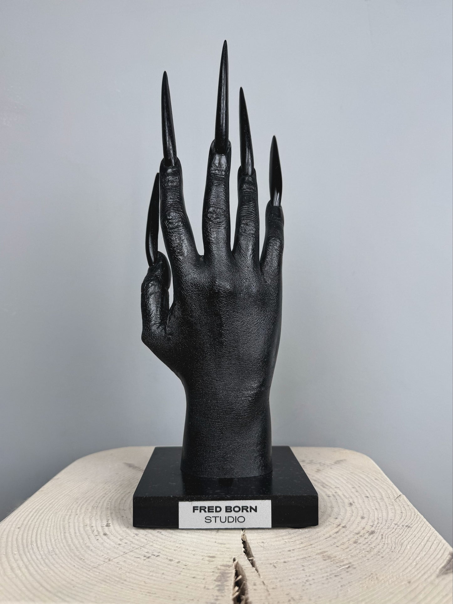 Marble Hand tabletop sculpture