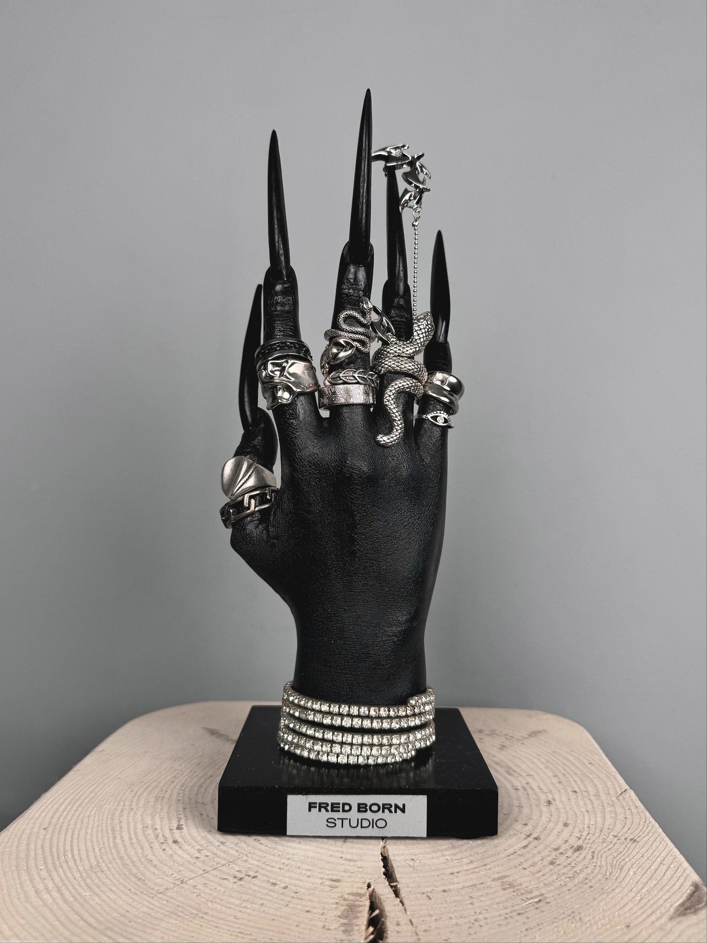 Marble Hand tabletop sculpture