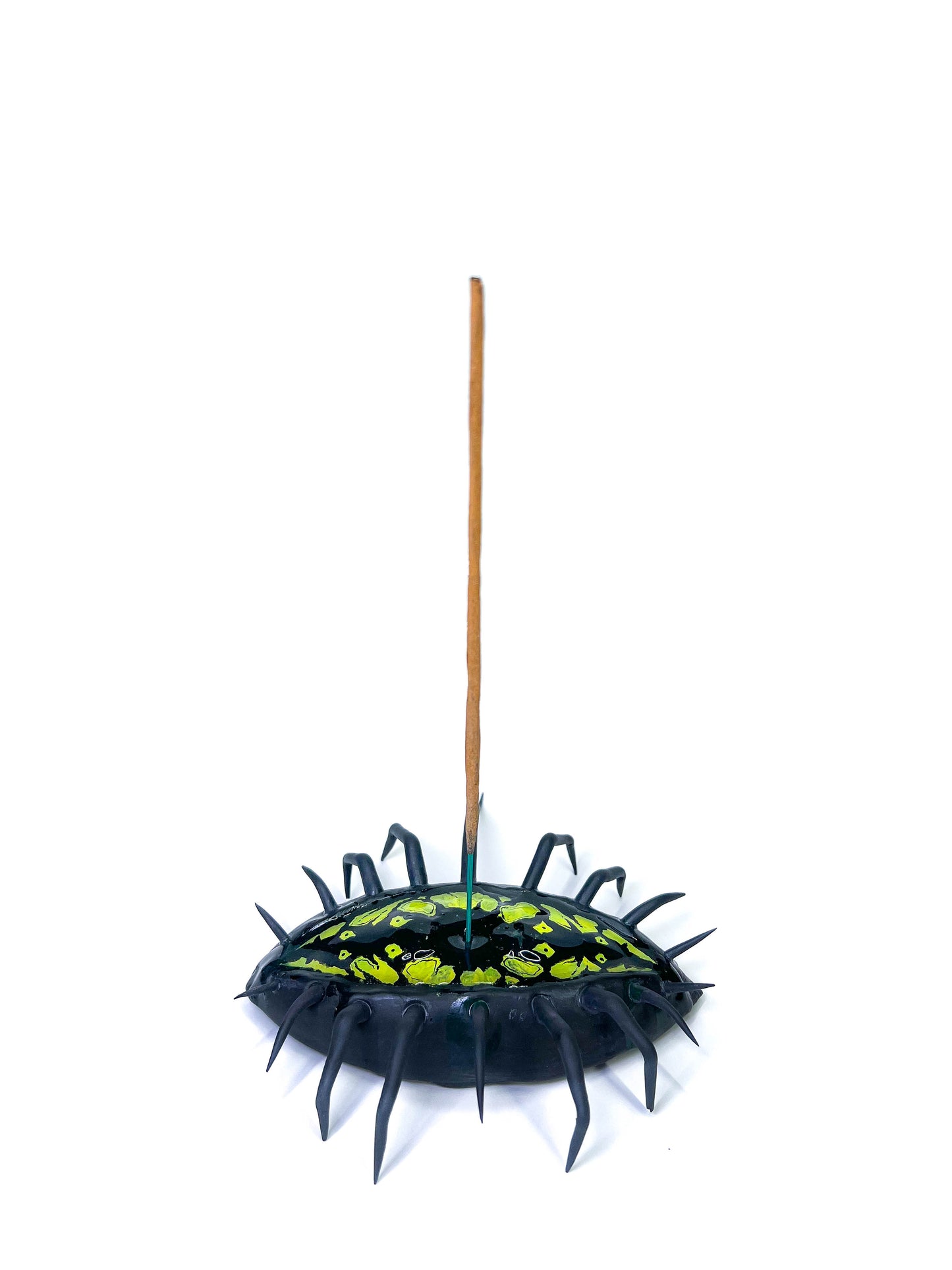 Eye Incense Holder - Green Spider