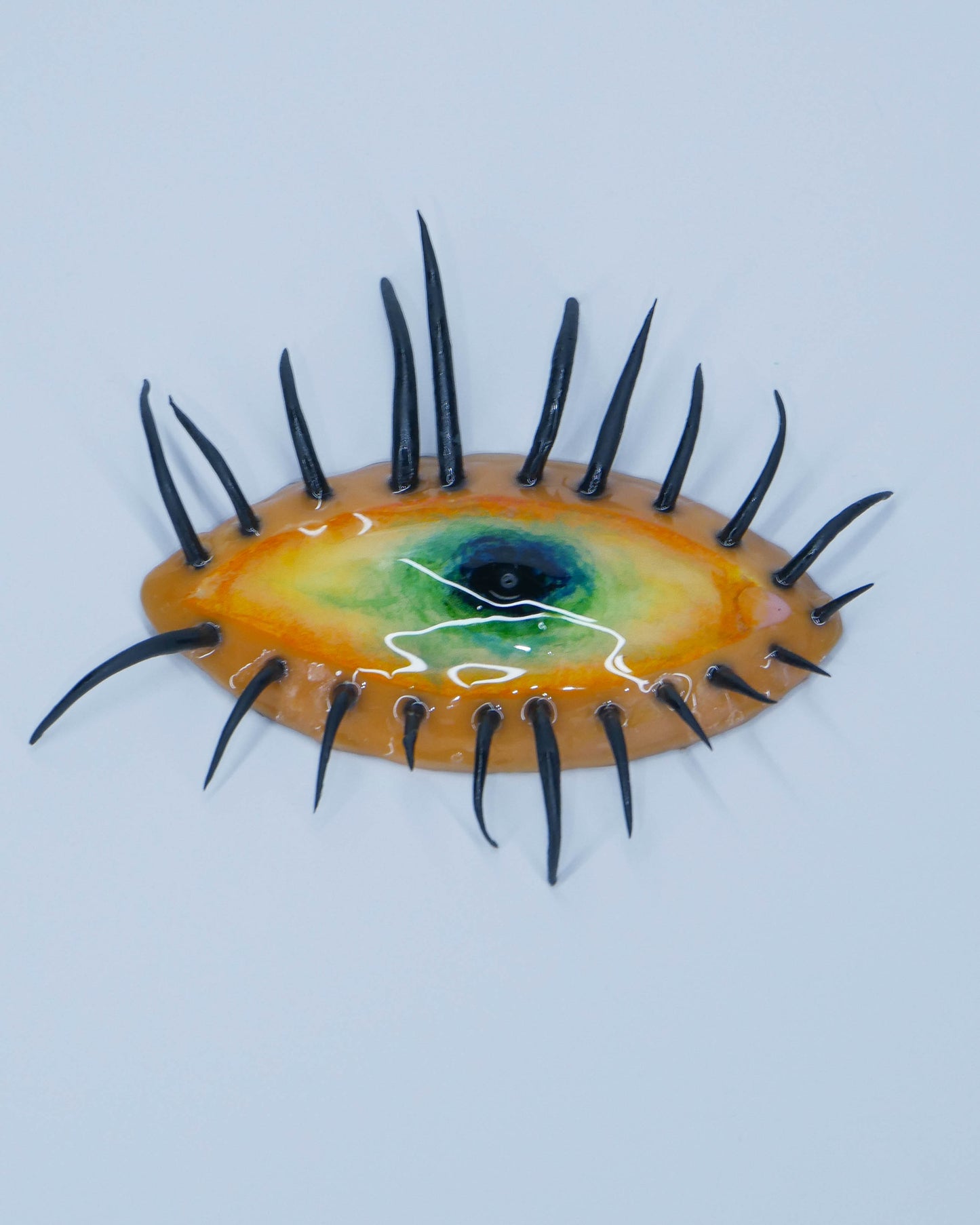 Yellowstone supervolcano inspired eye incense holder